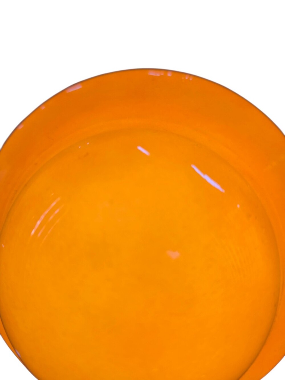 Orange Mushroom Lamp Retro Space Age Accent Light - Picture 5 of 9